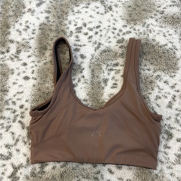 Brown Varley wrap sports bra - Picture 2 of 3